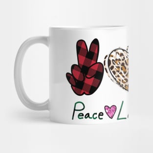 Peace Love Christmas Mug